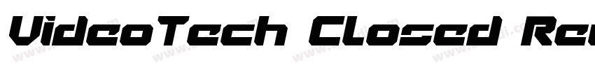 VideoTech Closed Reg字体转换